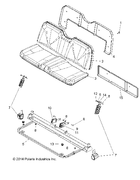 BODY, SEAT - R15RNA57AA/AC/AR/E57AS (49RGRSEAT15570MC)