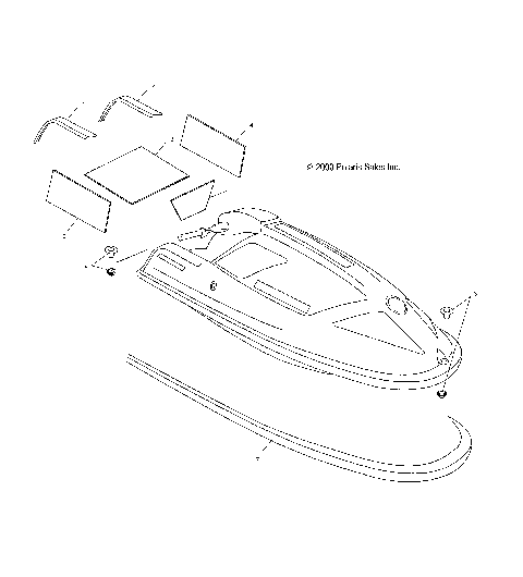 TRIM and BUMPER - W045402DA (4990599059A03)