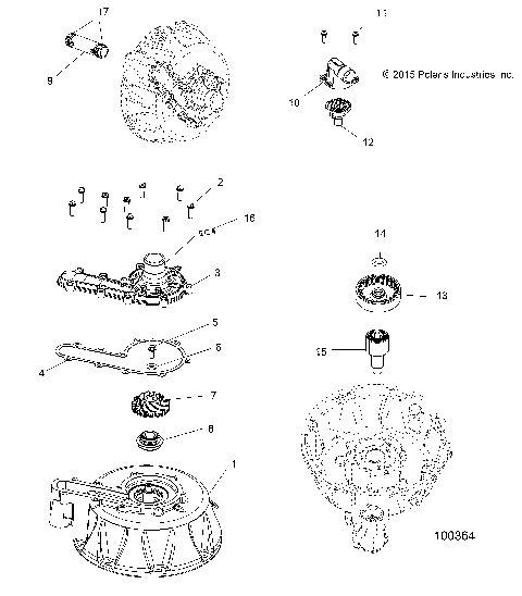 ENGINE, COOLING SYSTEM and WATER PUMP - A16SVS95CM/T95C2 [100364]