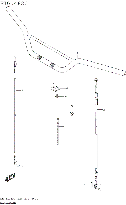 HANDLEBAR (DR-Z125LM3E33)