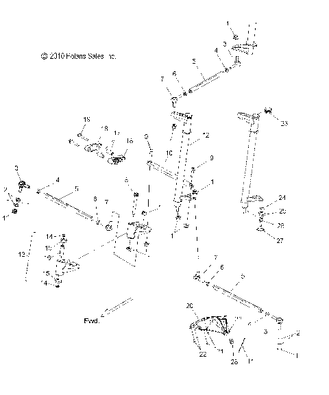 STEERING, LOWER - S11CM8GSA/GSB/GSL/GSM/GEA (49SNOWSTEERINGLWR11800ASLT)