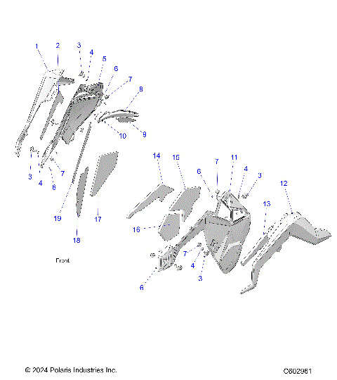BODY, SIDE PANELS AND TRIM - S25TDV8MS (C602961)