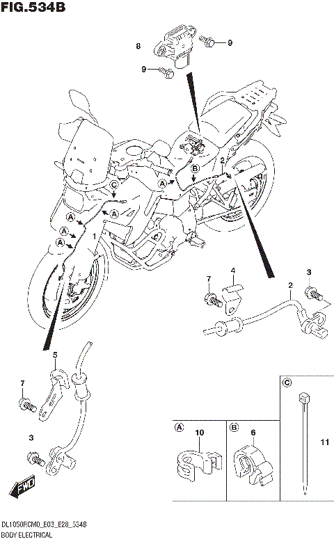 BODY ELECTRICAL (DL1050RC)