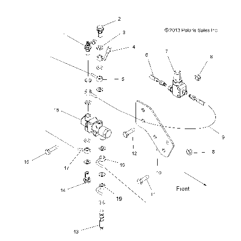 BRAKES, VALVE SYSTEM - A19SWS57P1/P2 [49ATVBRAKEVALVE14SP570F]