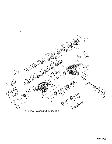 DRIVE TRAIN, MAIN GEARCASE INTERNALS - Z16VAE87A9/AL/AR/AU/AW (700254)