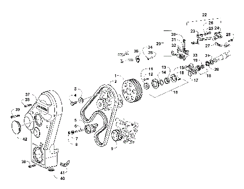 TIMING BELT AND SPEED GOVERNOR ASSEMBLIES [100332]