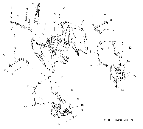 BODY, REAR CAB - A08GP52AA (49ATVCABRR08OUT525S)