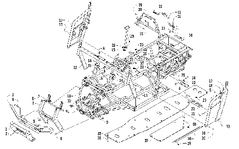 FRAME AND RELATED PARTS [100456]