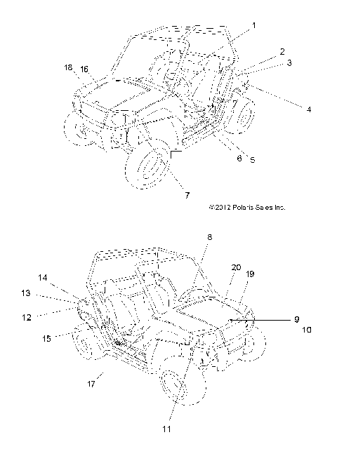 BODY, DECALS - R14VA17AF (49RGRDECAL13RZR170AB)