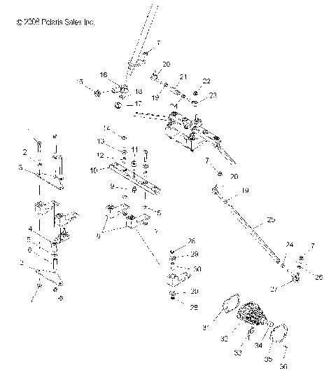 STEERING, LOWER and TIE RODS - S10MX6JSA/JEA (49SNOWSTEERINGLWR09600RACE)