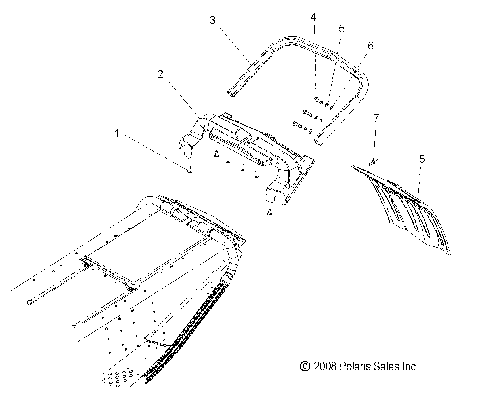 BODY, REAR BUMPER, SNOWFLAP, and TAILLIGHT HOUSING - S09PP7FS/FE (49SNOWRACK09TRBODGN)