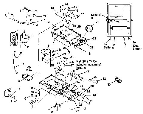 ELECTRICAL BOX SLT 700 B974572 (4941124112B010)
