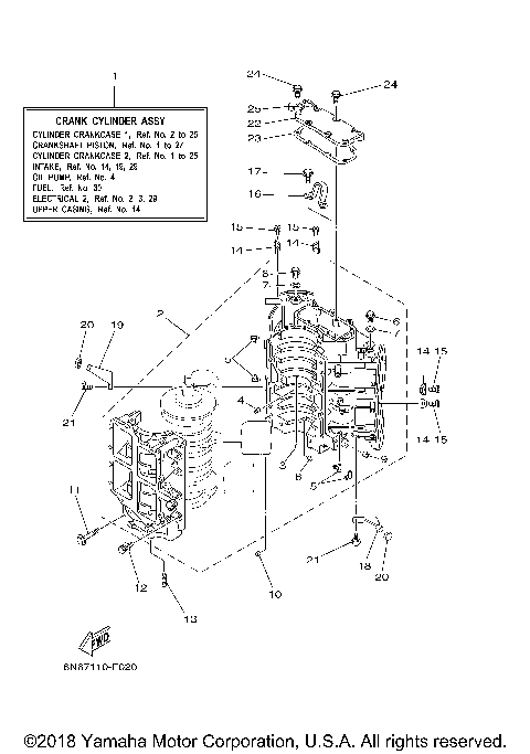 CYLINDER CRANKCASE 1