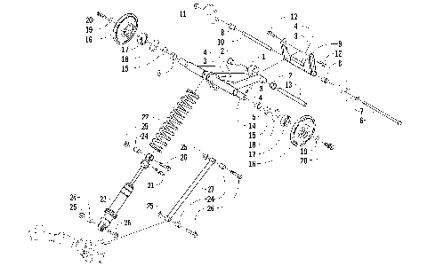 REAR SUSPENSION REAR ARM ASSEMBLY [93575]