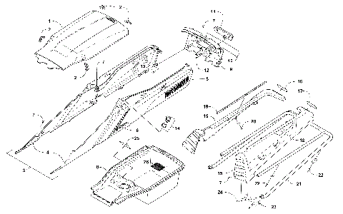 REAR BUMPER, STORAGE, AND TAILLIGHT ASSEMBLY [104288]