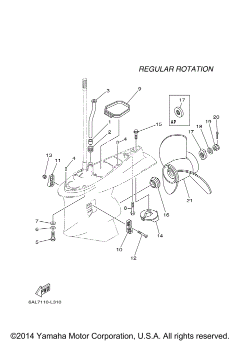LOWER CASING DRIVE 2