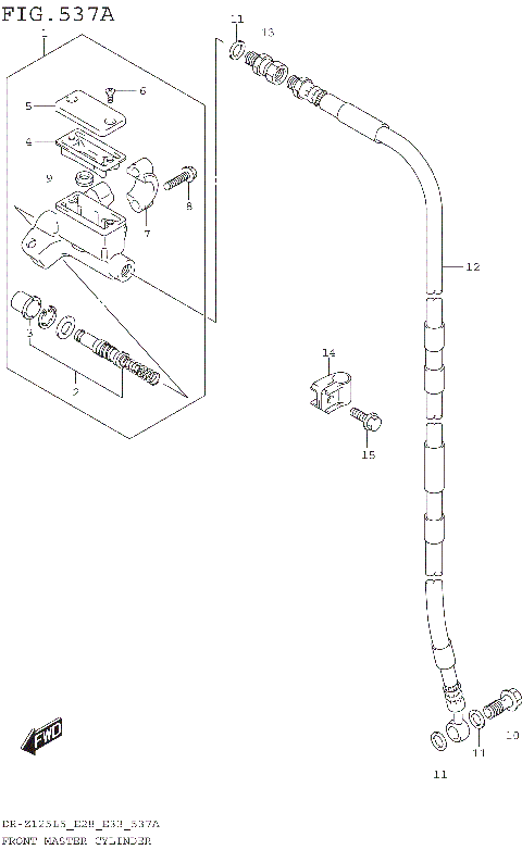 FRONT MASTER CYLINDER (DR-Z125LL5 E28)