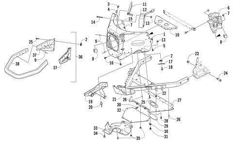 FRONT BUMPER AND FRAME ASSEMBLY