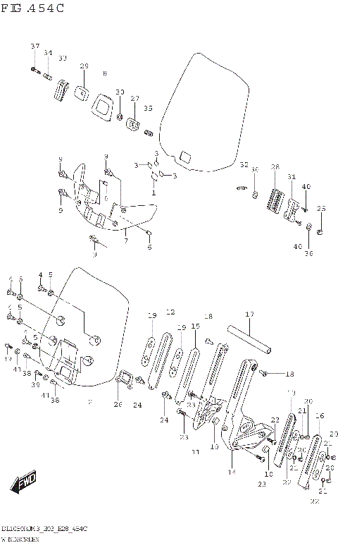 WINDSCREEN (DL1050RR)