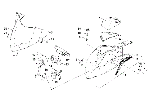 WINDSHIELD AND INSTRUMENTS ASSEMBLIES [103397]