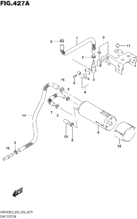 EVAP SYSTEM (VZR1800BZL8 E33)
