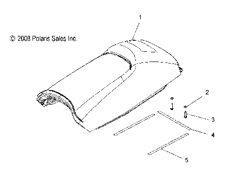 BODY, SEAT - S09NJ5BS/BSF/BSL/BE (49SNOWSEAT09TRAIL)