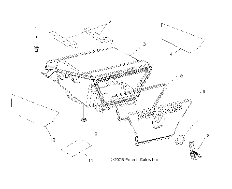 STORAGE, REAR - A07MH76FA (49ATVSTORAGERR800EFI)