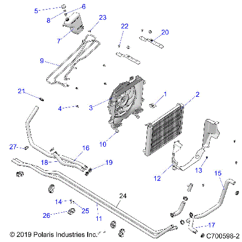 ENGINE, COOLING SYSTEM - R20T6A99A1/B1/E99A9/AM/AS/B9/BM/BS (C700598-2)