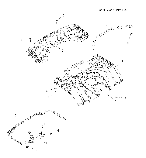 BODY, REAR CAB and REAR RACK - A10ZX55FX/FF (49ATVCABRR10SPXP850)