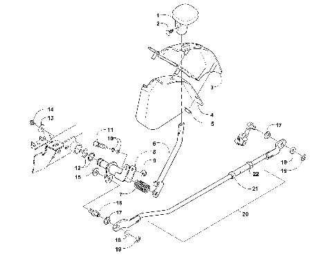 SHIFT LEVER ASSEMBLY [96951]