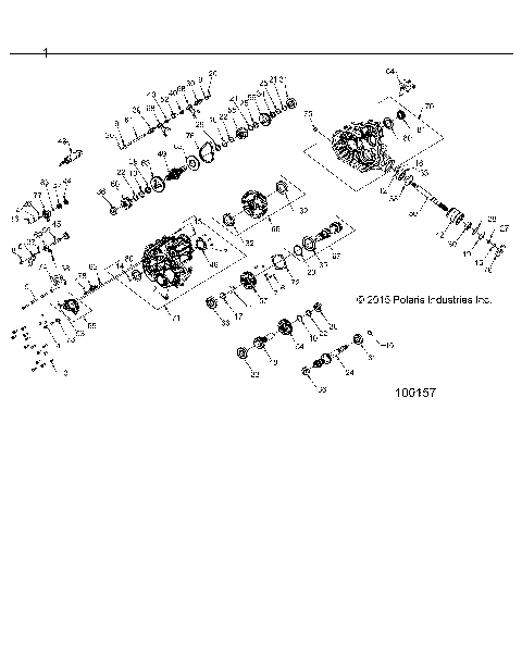DRIVE TRAIN, MAIN GEARCASE (TO 1/4/16) - A16DAA57A5/A7/L2/E57A9/E57AM (100157)