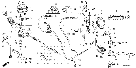 HANDLE LEVER@SWITCH@CABLE
