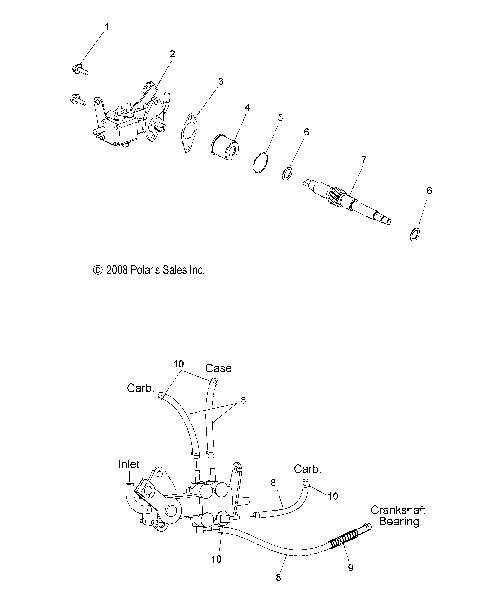 ENGINE, OIL PUMP and OIL LINES - S09PB6FS/FE (49SNOWOILPUMP09SHIFT)