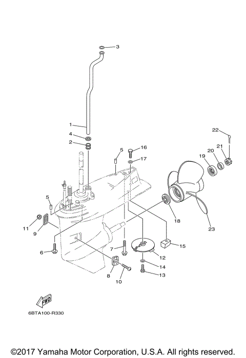 LOWER CASING DRIVE 2