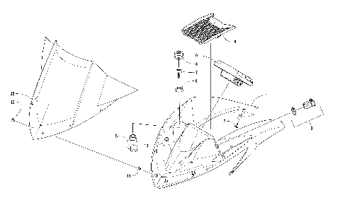 WINDSHIELD AND INSTRUMENTS ASSEMBLIES [104857]