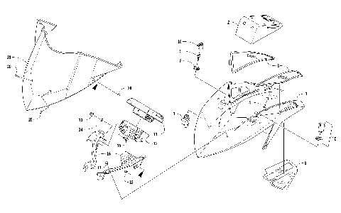 WINDSHIELD AND INSTRUMENTS ASSEMBLIES [104155]