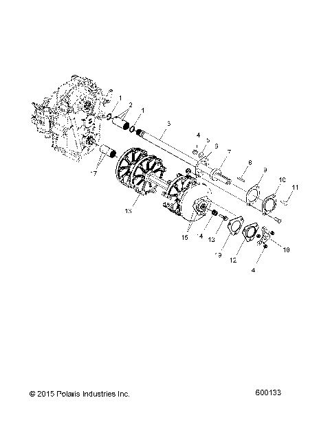 DRIVE TRAIN, DRIVE SHAFT and JACK SHAFT - S19SJA5BSL/BEL (600133)