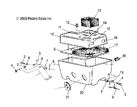 ENGINE, AIR INTAKE SYSTEM - S10SU4BSL/BEL (49SNOWAIR09WIDELX)