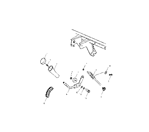 GEAR SELECTOR/DIFFERENTIAL LOCK - A10RF50AB (4970927092D04)