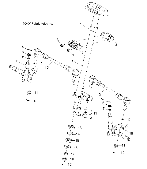 STEERING - A07KA05CA/CB/CD (49ATVSTEERING07PRED50)
