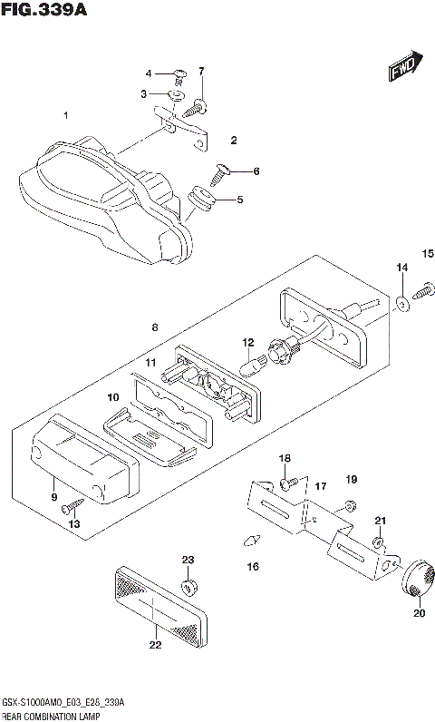 REAR COMBINATION LAMP