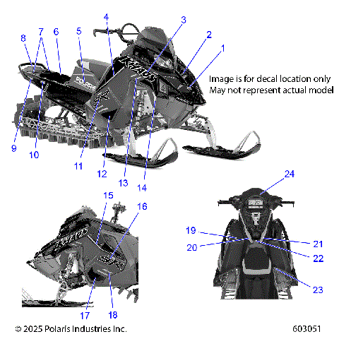 BODY, DECALS, CASCADE GREEN SIDE PANEL W/WHITE ACCENT - S26TGG9BS/9BEL (603051)