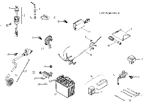 ELECTRICAL, SWITCHES, HARNESS and PARTS - A09KA05AB/AD (49ATVELECT07PRED50)