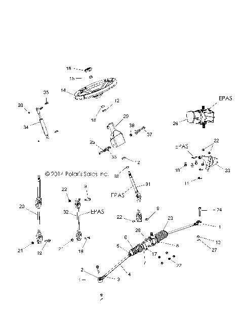 STEERING, STEERING ASM. - ALL OPTIONS (49RGRSTEERING14900XP)