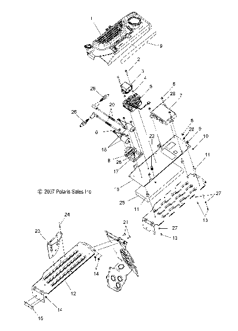 ELECTRICAL, ELECTRICAL PLATE ASM. and CLUTCH GUARD - S08PM6/PM7/PG7/PH7 (49SNOWCLUTCHGUARD08RMK155)