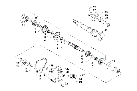 SECONDARY TRANSMISSION ASSEMBLY [300858]