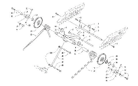 REAR SUSPENSION REAR ARM ASSEMBLY [108279]