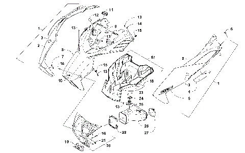 HOOD AND AIR INTAKE ASSEMBLY [103129]
