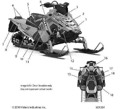 BODY, DECAL, SNOW CHECK, INDIAN SKY BLUE SIDE PANEL W/BLK,WHT ACCENT - S20EFS8PS (601286)