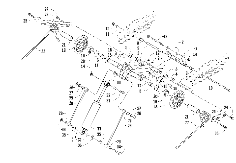 REAR SUSPENSION REAR ARM ASSEMBLY [99493]